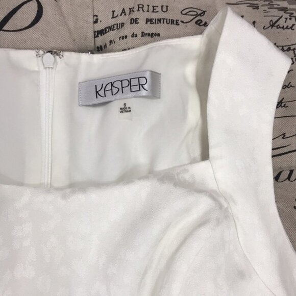 Kasper Tonal-Print Sheath Dress - Picture 7 of 10